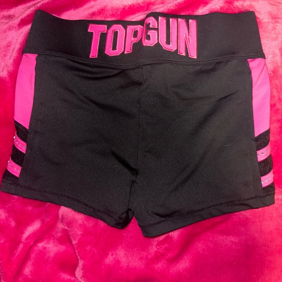 Lady jags Women's Black and Pink Athletic Shorts - Picture 2 of 2